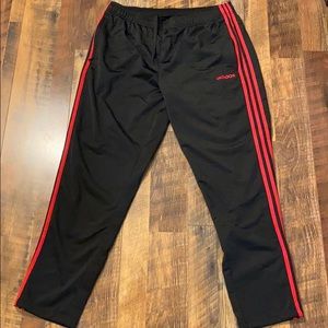 Adidas Men’s Essential 3-Stripe Track Pants.
